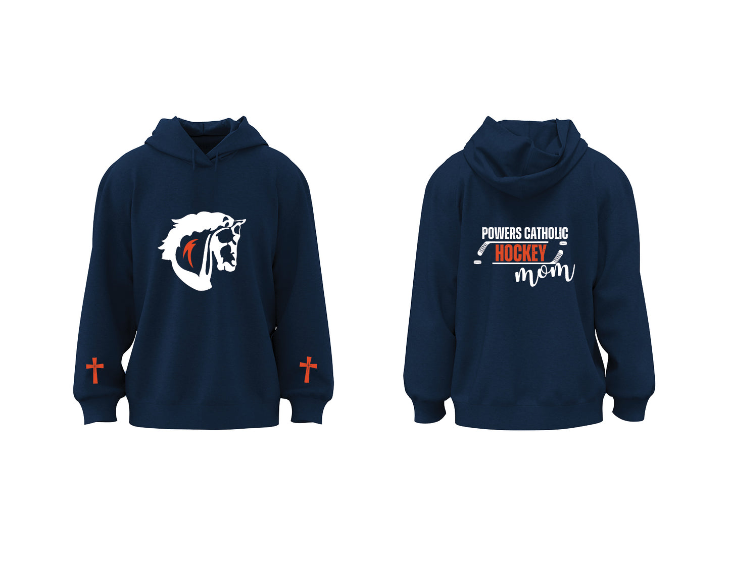 Powers Catholic Hockey Mom Hoodie
