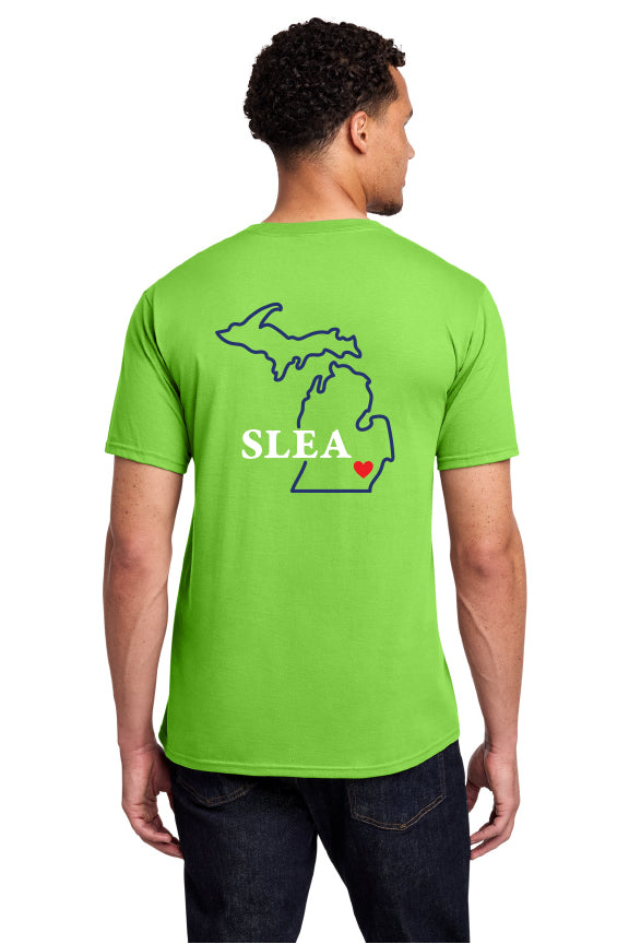 SLEA Flash Green T-Shirt - Mitten Heart