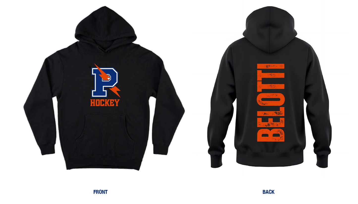 Powers Catholic Hockey Hoodie with Your Name (Customizable)