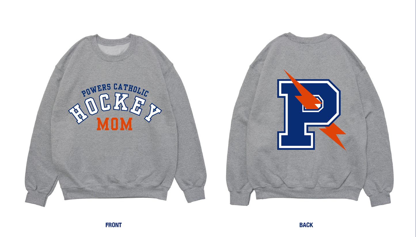 Powers Catholic Hockey Mom Crewneck