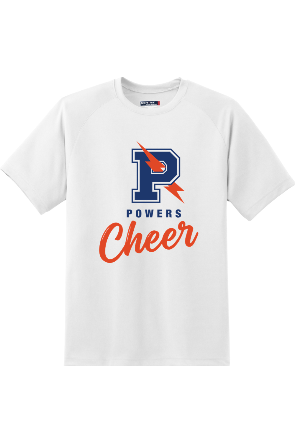 Flint Powers Cheer - Sport-Tek Dry Zone Short Sleeve Raglan T-Shirt - Style F