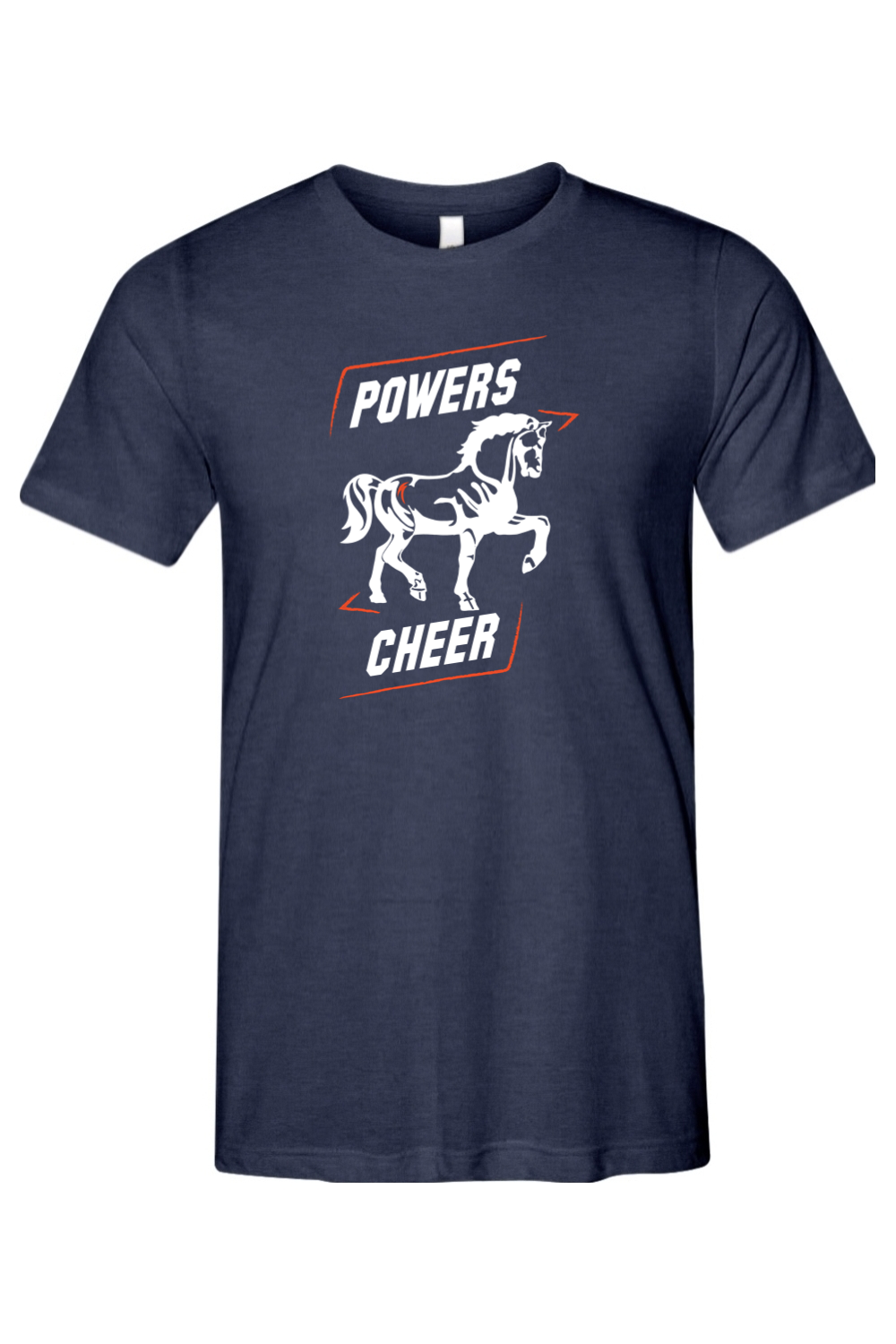 Flint Powers Cheer - Bella + Canvas Triblend Short Sleeve Tee - Style E