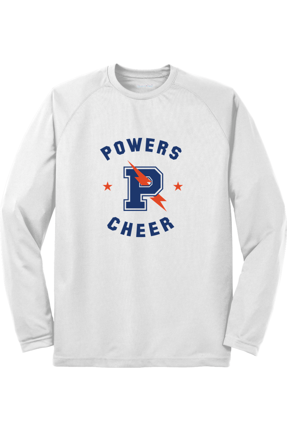 Flint Powers Cheer - Sport-Tek Dry Zone Long Sleeve Raglan T-Shirt - Style A