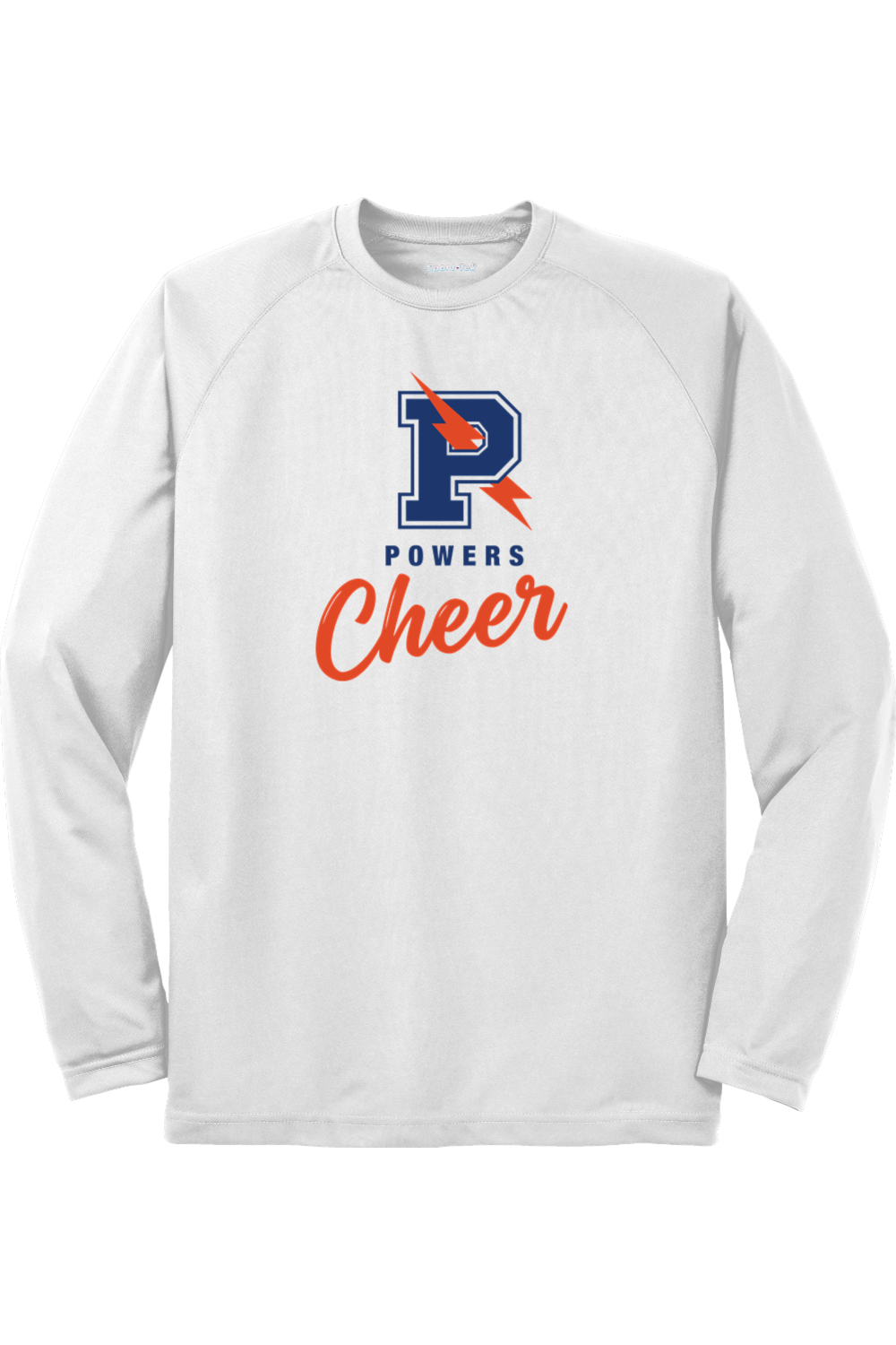 Flint Powers Cheer - Sport-Tek Dry Zone Long Sleeve Raglan T-Shirt - Style F