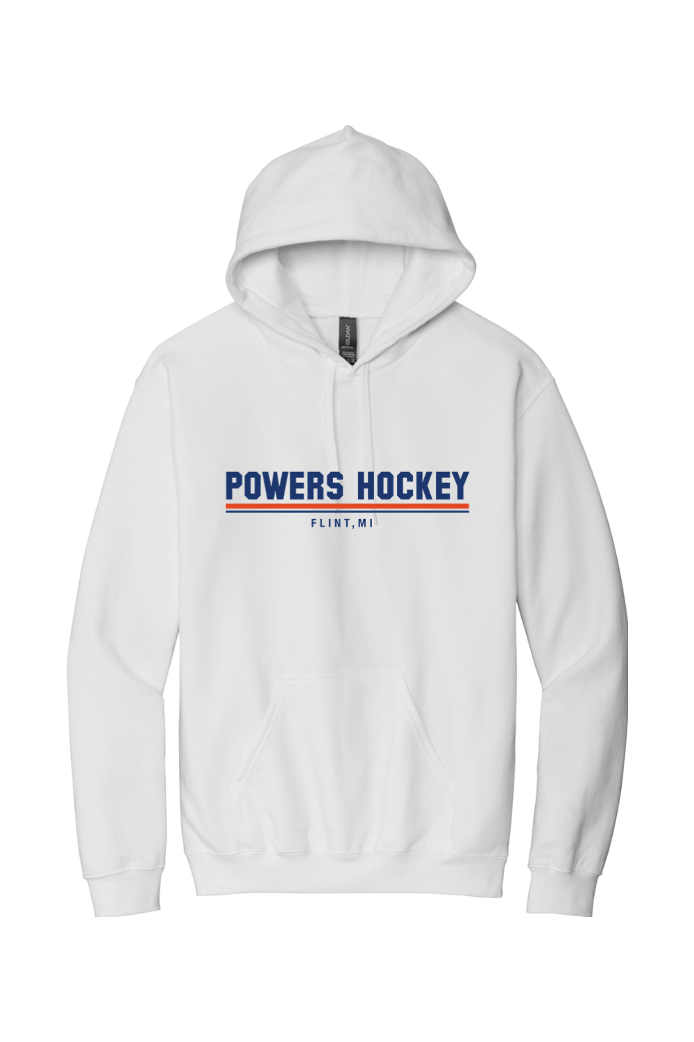 Flint Powers Hockey - Gildan Softstyle Pullover Hooded Sweatshirt - Style O