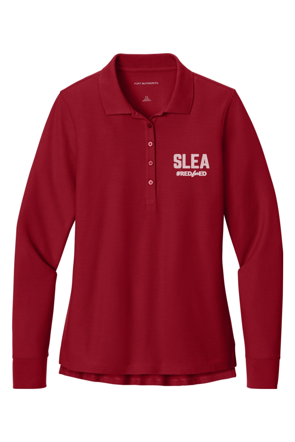 Port Authority Women's Wearever Signature Pique Long Sleeve Polo