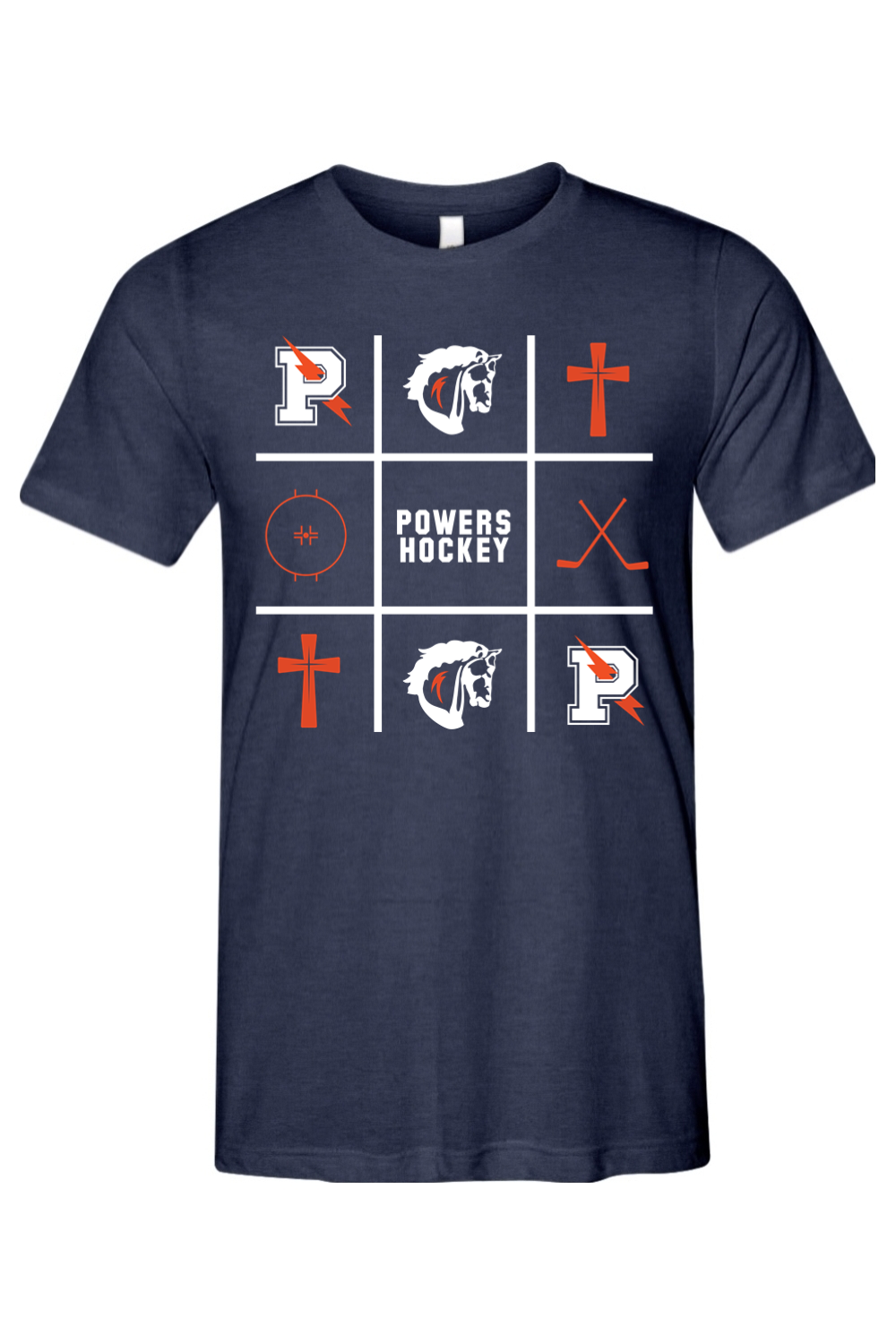 Flint Powers Hockey - Bella + Canvas Triblend Short Sleeve Tee - Style G