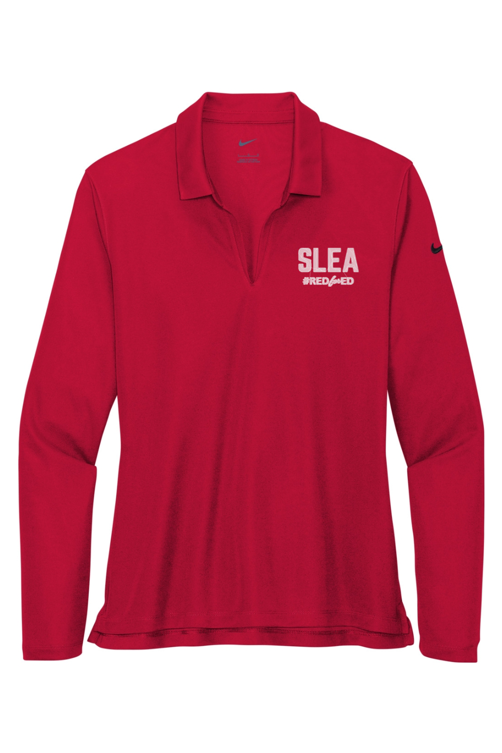 Nike Ladies Dri-FIT Micro Pique 2.0 Long Sleeve Polo