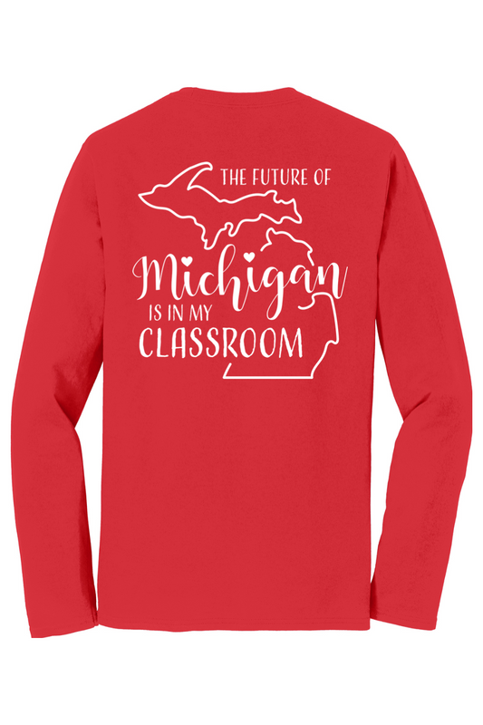 SLEA #RedforEd Port & Company Long Sleeve Fan Favorite Tee - My Classroom