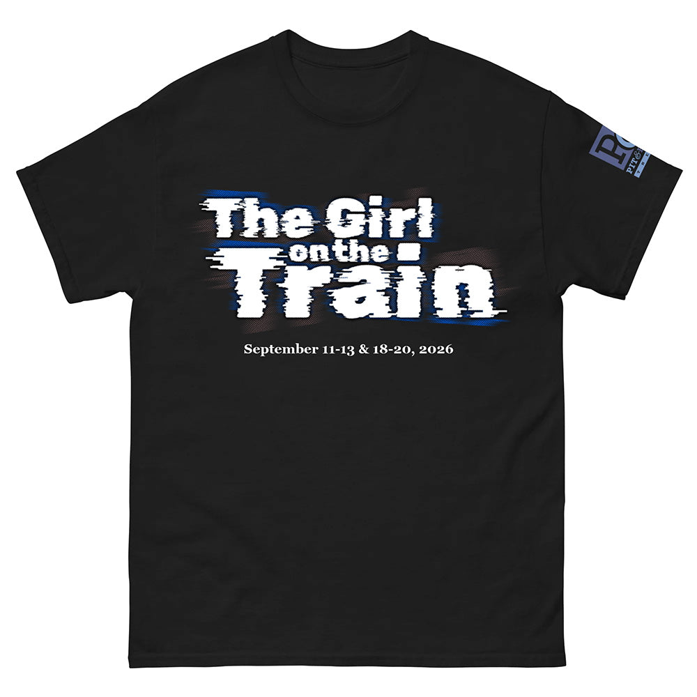 Girl On a Train Tee Shirt (Black)