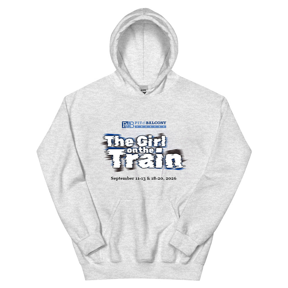 Girl On a Train Hooded Sweatshirt (Gray)