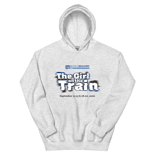 Girl On a Train Hooded Sweatshirt (Gray)