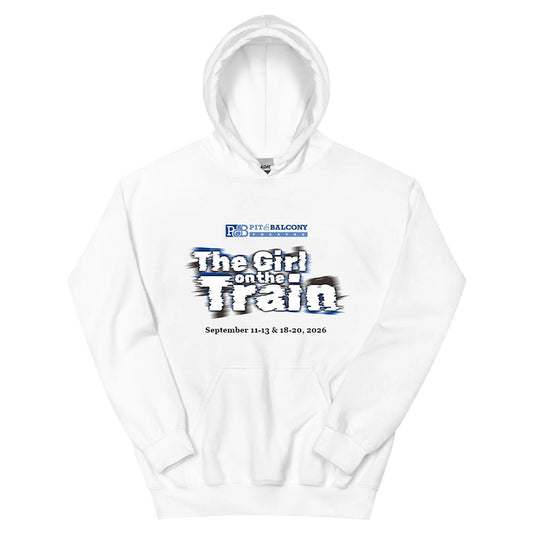Girl On a Train Hooded Sweatshirt (White)