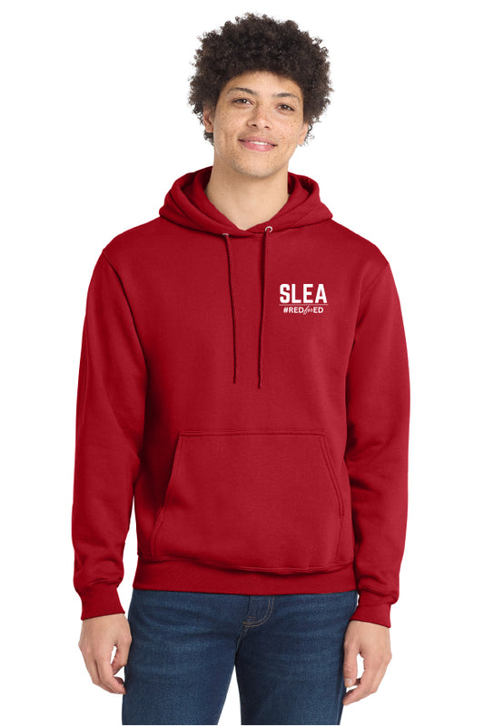 SLEA #REDforED Hooded Sweatshirt - The Future of Michigan is in our Schools