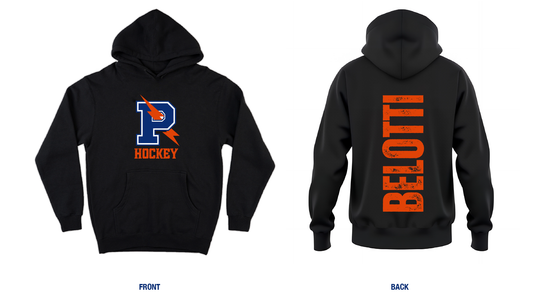 Powers Catholic Hockey Hoodie with Your Name (Customizable)