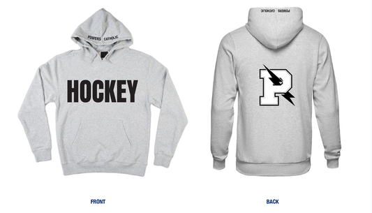 Powers Catholic Hockey Block Letter Hoodie