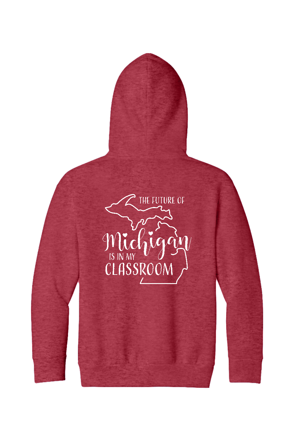 SLEA #RedforEd Port & Company Core Fleece Pullover Hooded Sweatshirt - My Classroom