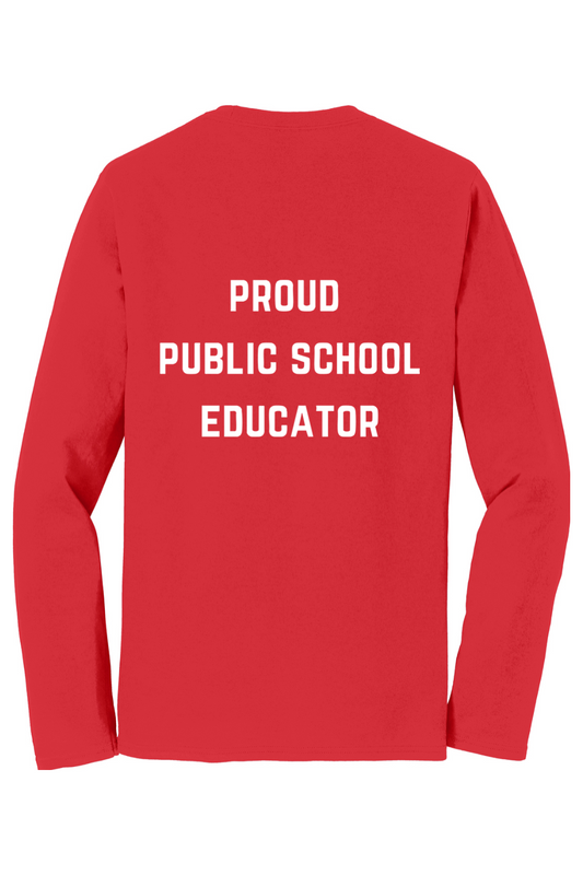 SLEA #RedforEd Port & Company Long Sleeve Fan Favorite Tee - Supporter