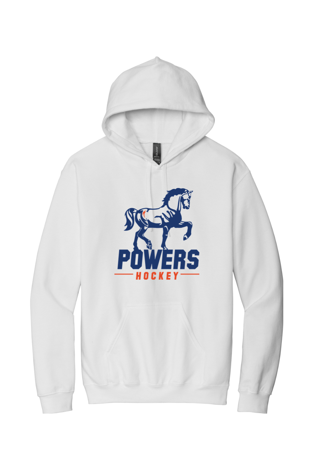Flint Powers Hockey - Gildan Softstyle Pullover Hooded Sweatshirt - Style I
