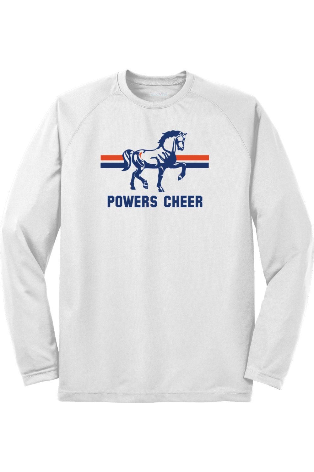 Flint Powers Cheer - Sport-Tek Dry Zone Long Sleeve Raglan T-Shirt - Style G