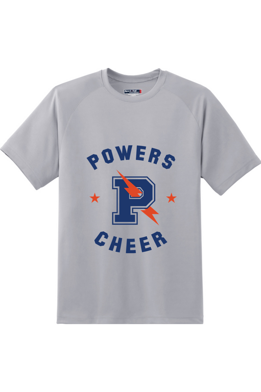 Flint Powers Cheer - Sport-Tek Dry Zone Short Sleeve Raglan T-Shirt - Style A