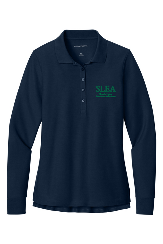 Port Authority Women's Wearever Signature Pique Long Sleeve Polo