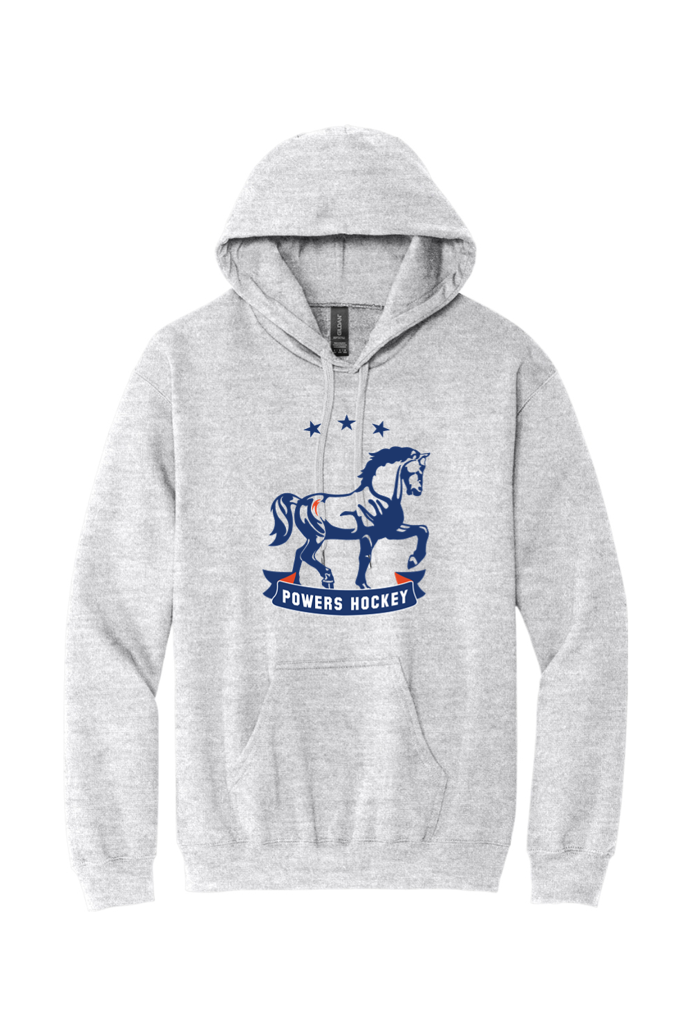 Flint Powers Hockey - Gildan Softstyle Pullover Hooded Sweatshirt - Style F