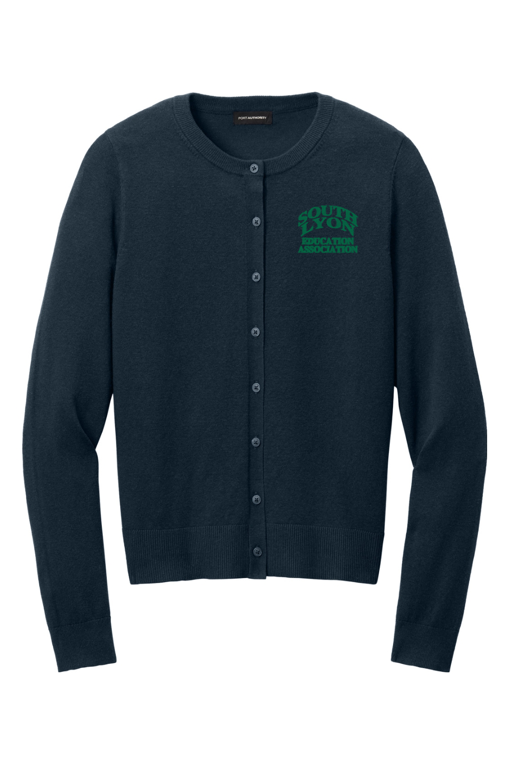 Port Authority Women's Easy Care Crewneck Cardigan Sweater