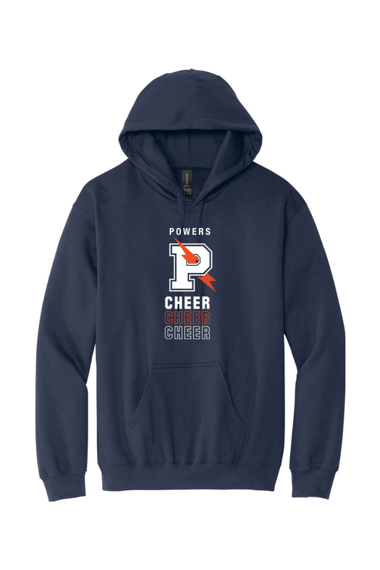 Flint Powers Cheer - Gildan Softstyle Pullover Hooded Sweatshirt - Style D