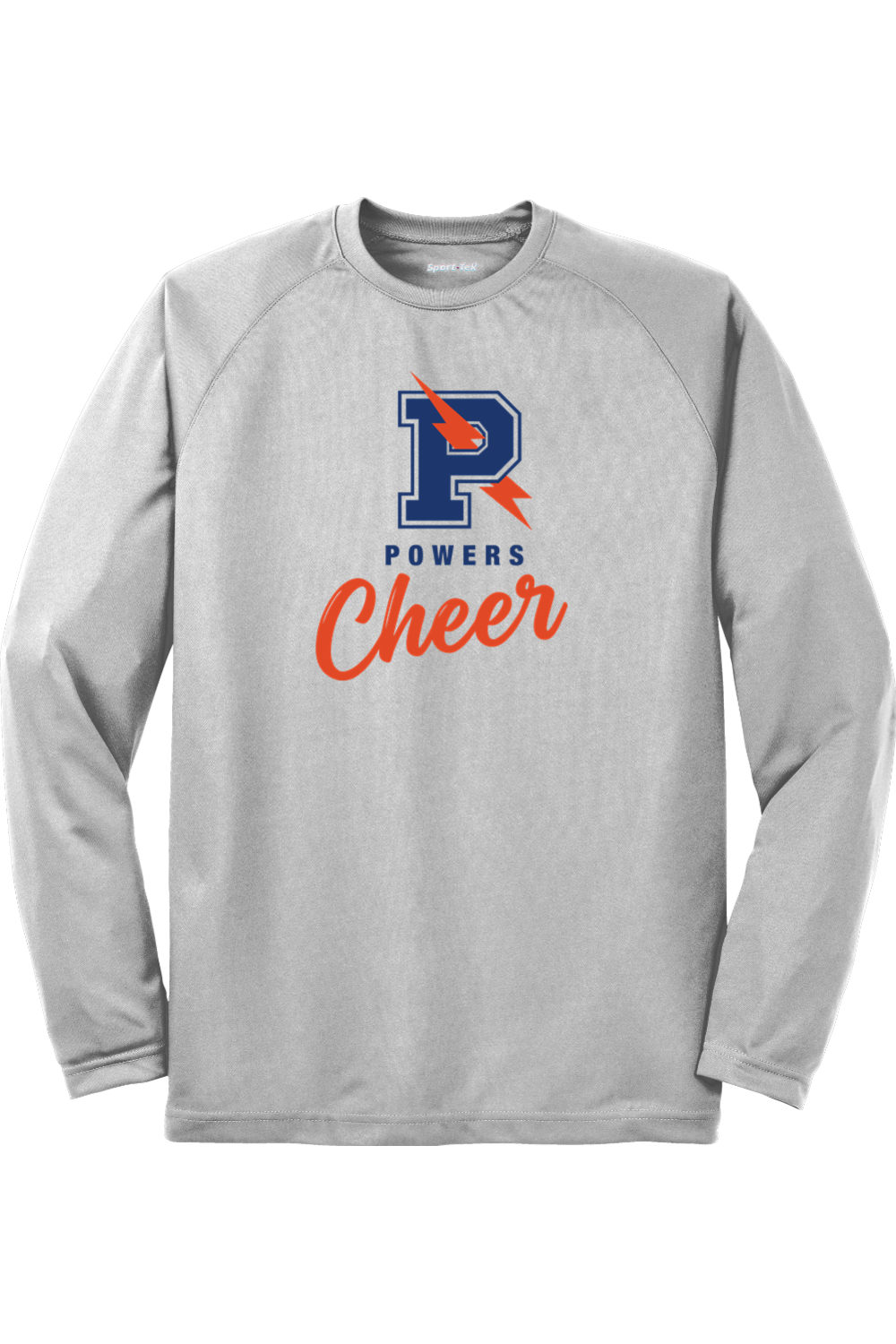 Flint Powers Cheer - Sport-Tek Dry Zone Long Sleeve Raglan T-Shirt - Style F