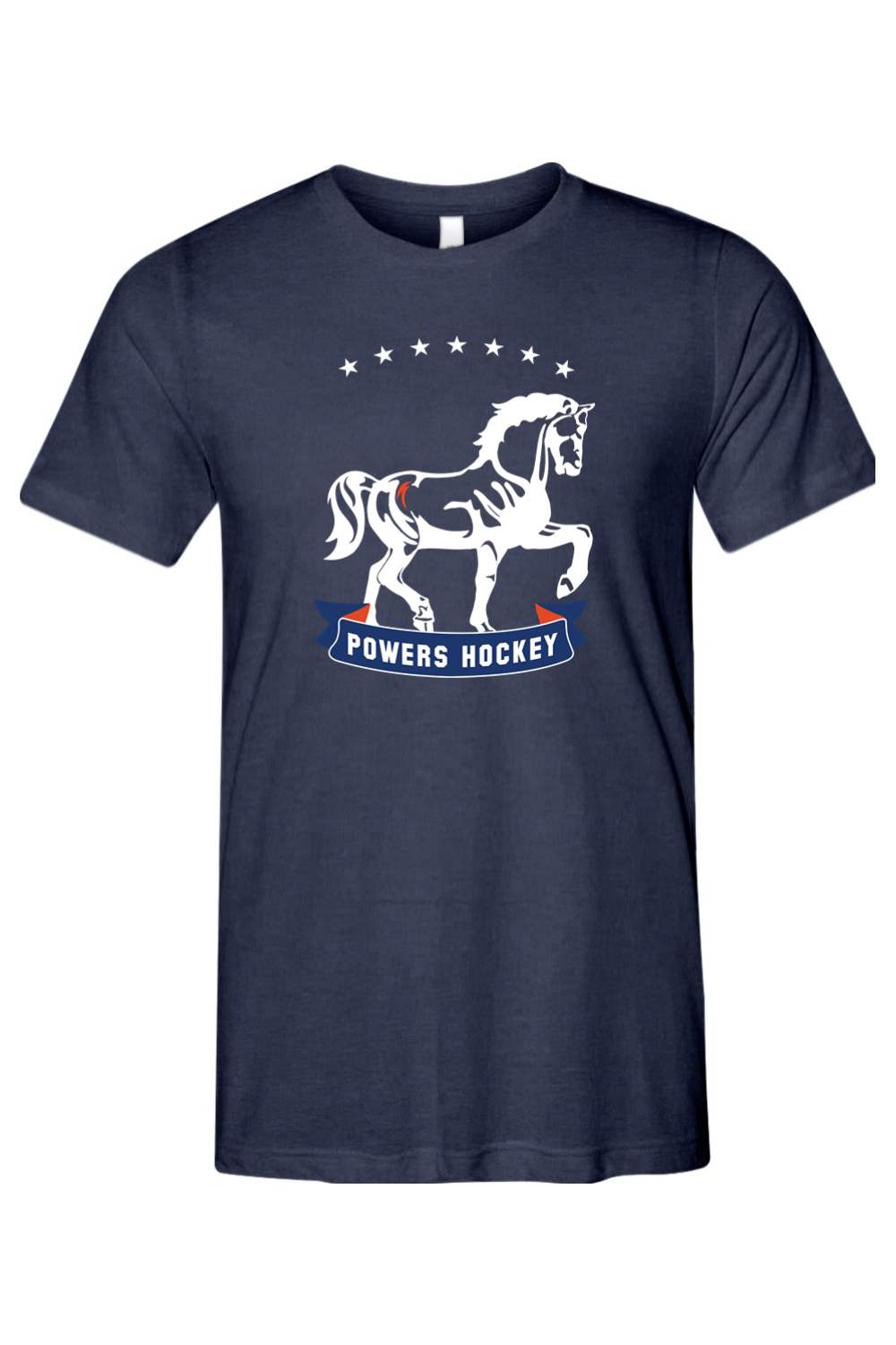 Flint Powers Hockey - Bella + Canvas Triblend Short Sleeve Tee - Style F