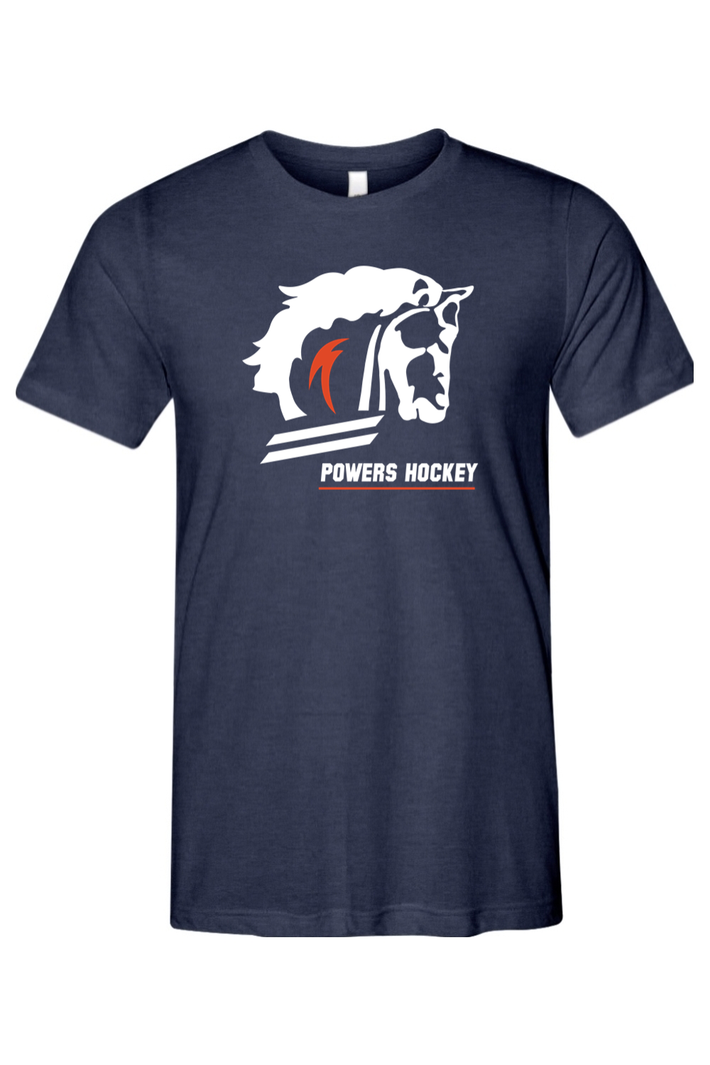 Flint Powers Hockey - Bella + Canvas Triblend Short Sleeve Tee - Style D