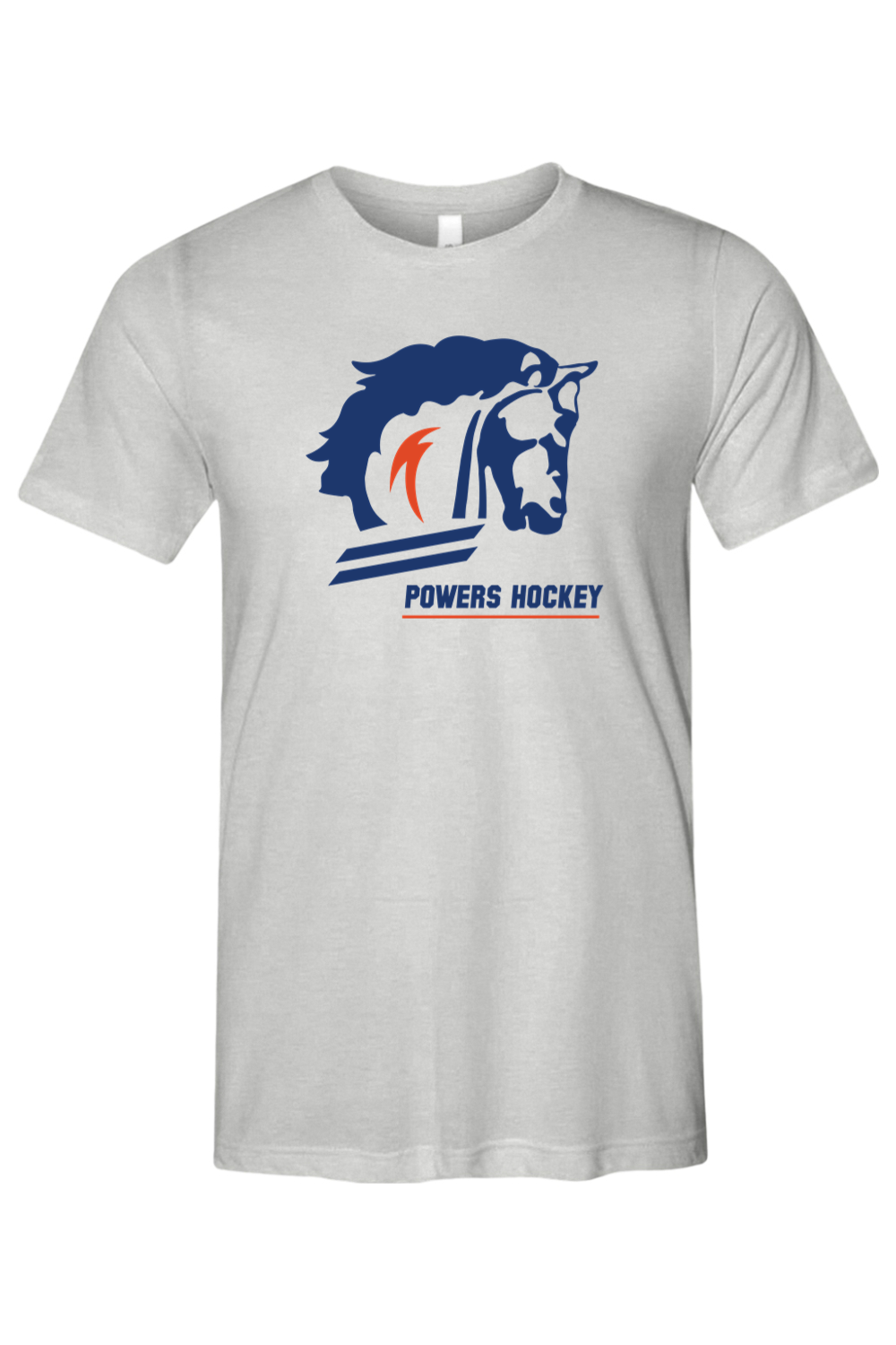 Flint Powers Hockey - Bella + Canvas Triblend Short Sleeve Tee - Style D