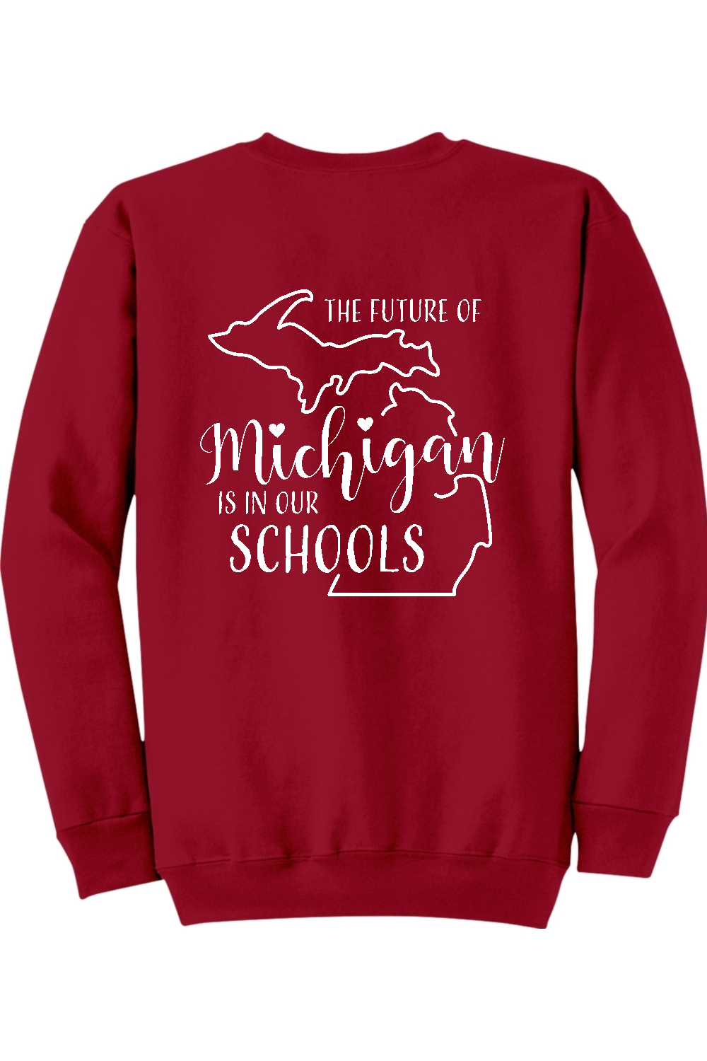 Port & Company Core Fleece Crewneck Sweatshirt - Our Schools