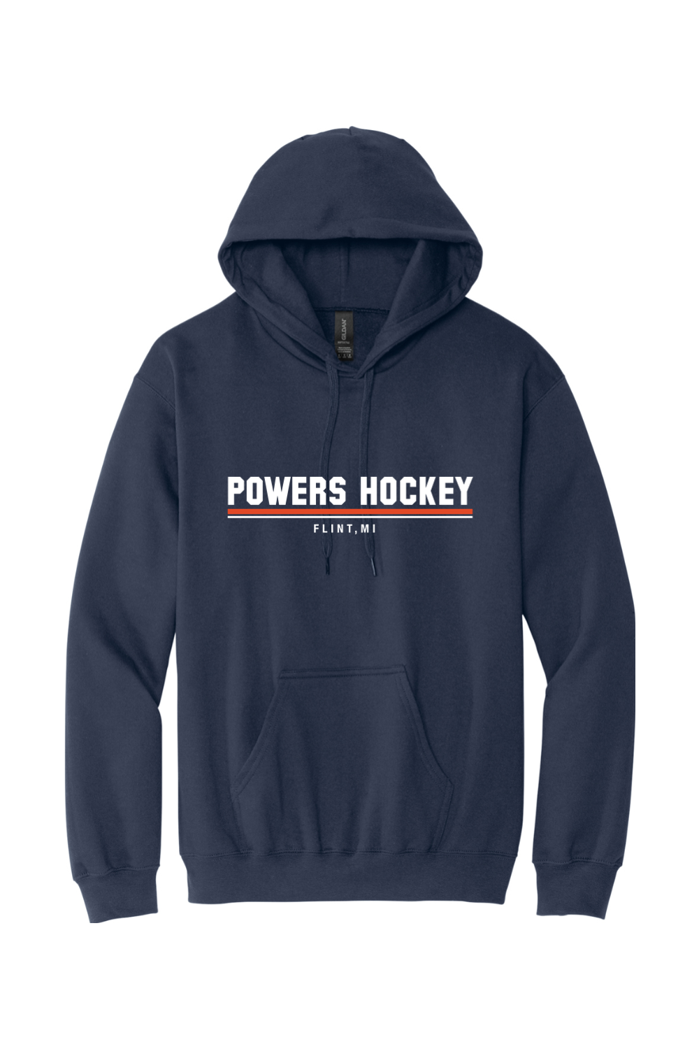Flint Powers Hockey - Gildan Softstyle Pullover Hooded Sweatshirt - Style O