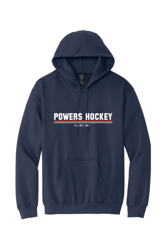 Flint Powers Hockey - Gildan Softstyle Pullover Hooded Sweatshirt - Style O