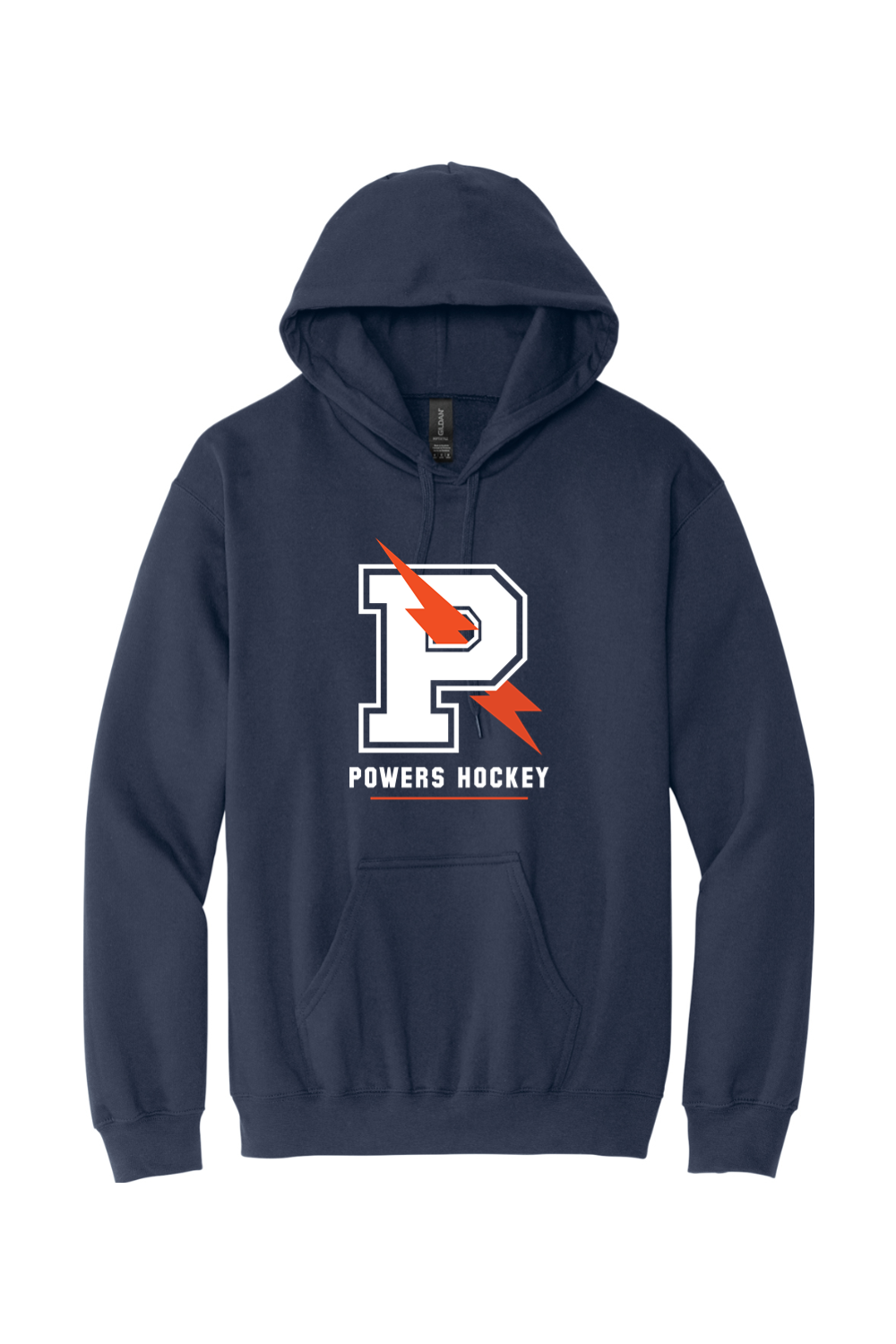 Flint Powers Hockey - Gildan Softstyle Pullover Hooded Sweatshirt -Style A