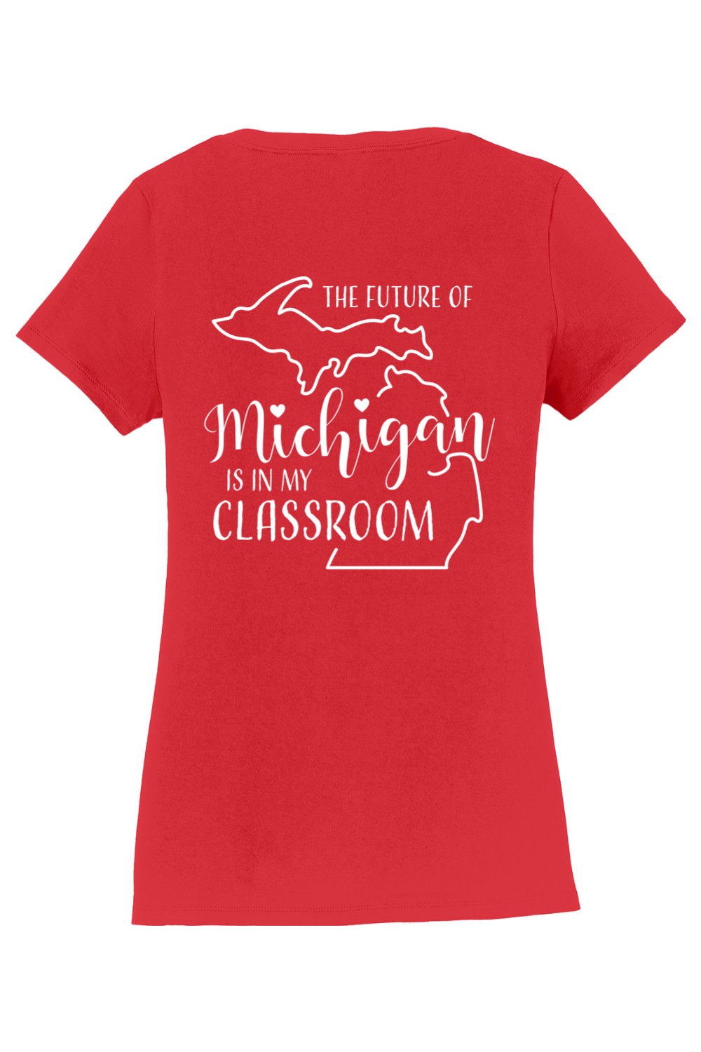 SLEA #REDforED Women's V-Neck Shirt - My Classroom