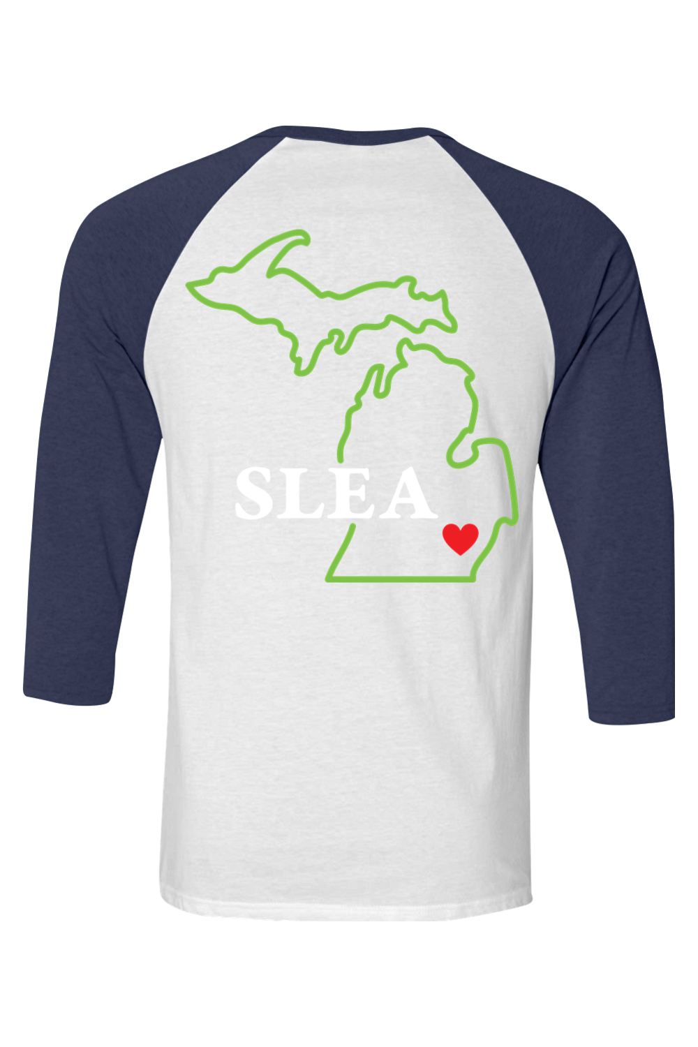 BELLA + CANVAS Unisex Three-Quarter Sleeve Baseball Tee