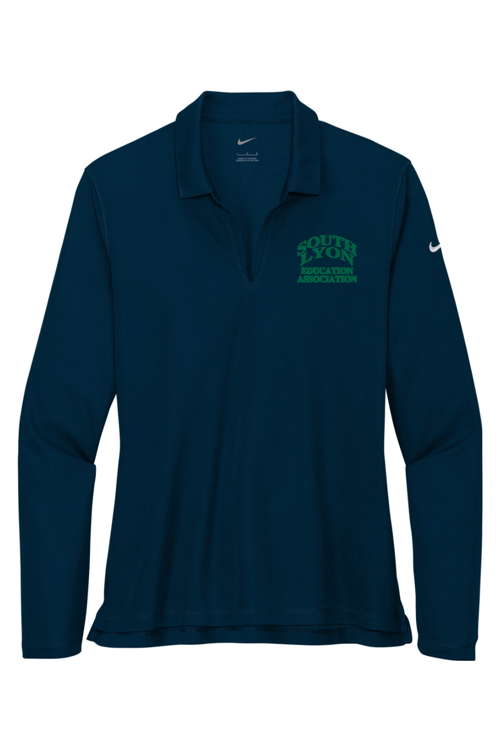 Nike Ladies Dri-FIT Micro Pique 2.0 Long Sleeve Polo