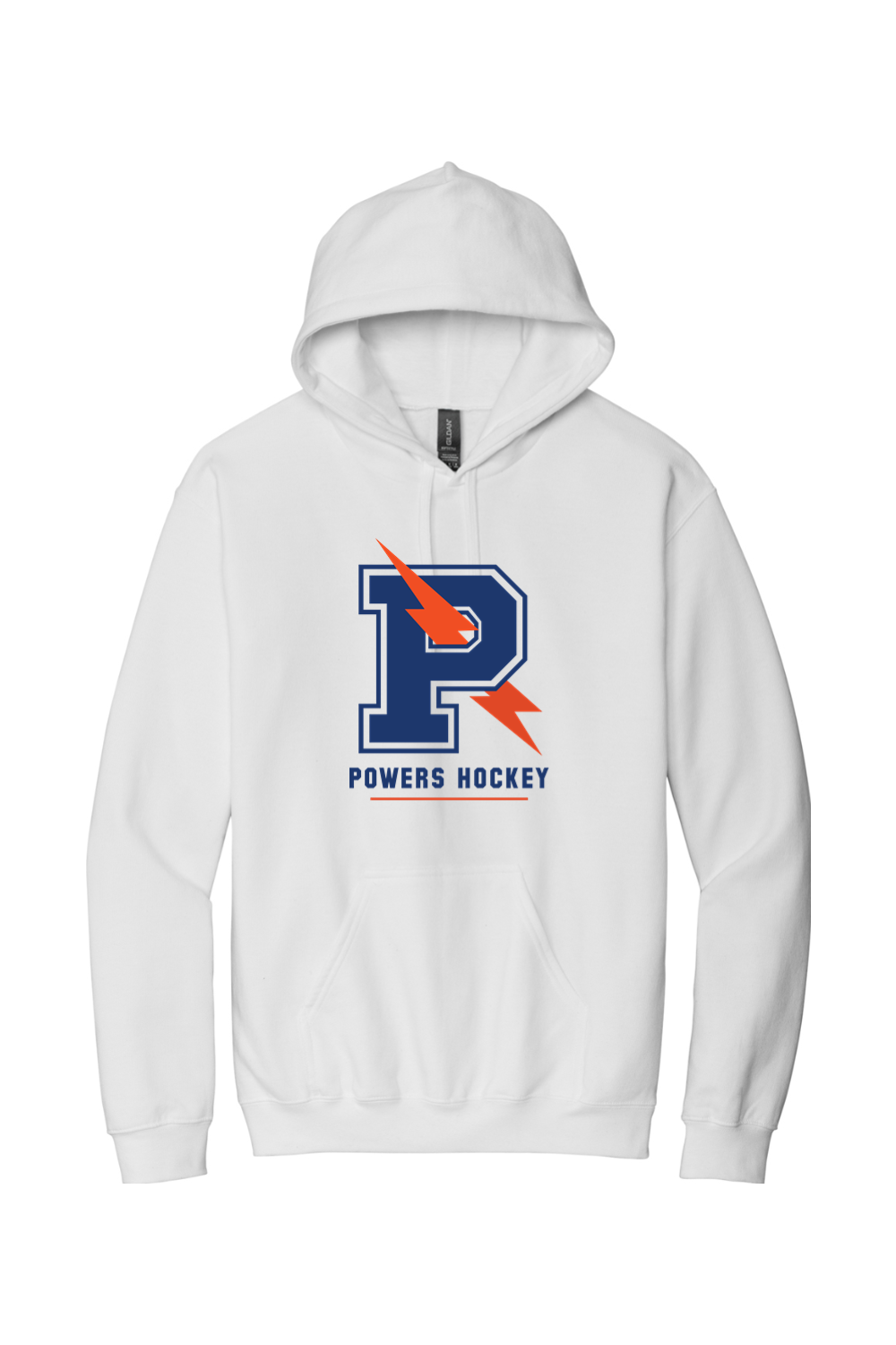 Flint Powers Hockey - Gildan Softstyle Pullover Hooded Sweatshirt -Style A