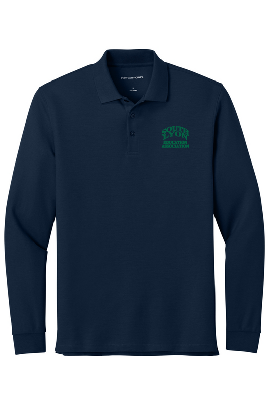 Port Authority Wearever Signature Pique Long Sleeve Polo