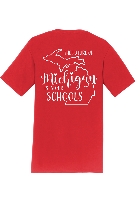 SLEA #REDforED T-Shirt - Our Schools