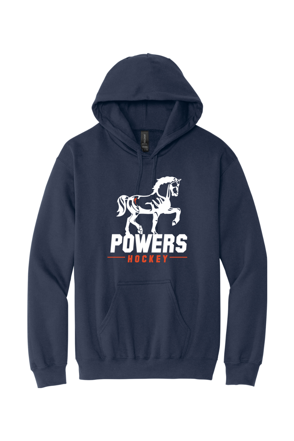 Flint Powers Hockey - Gildan Softstyle Pullover Hooded Sweatshirt - Style I