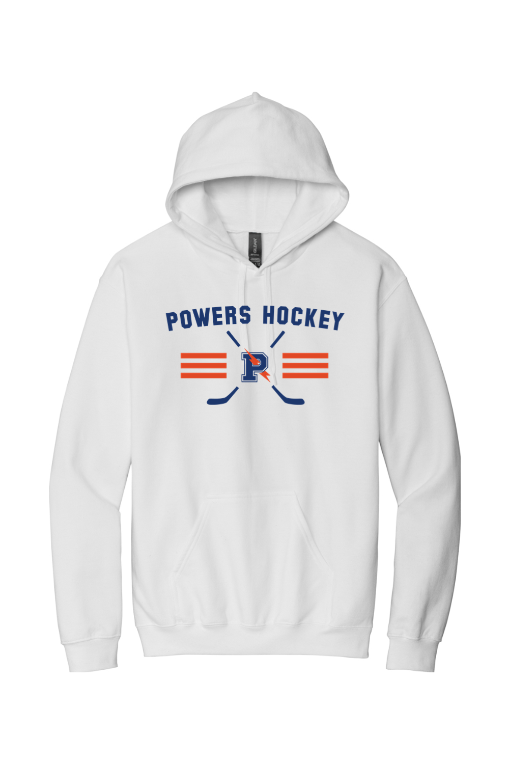 Flint Powers Hockey - Gildan Softstyle Pullover Hooded Sweatshirt - Style Q