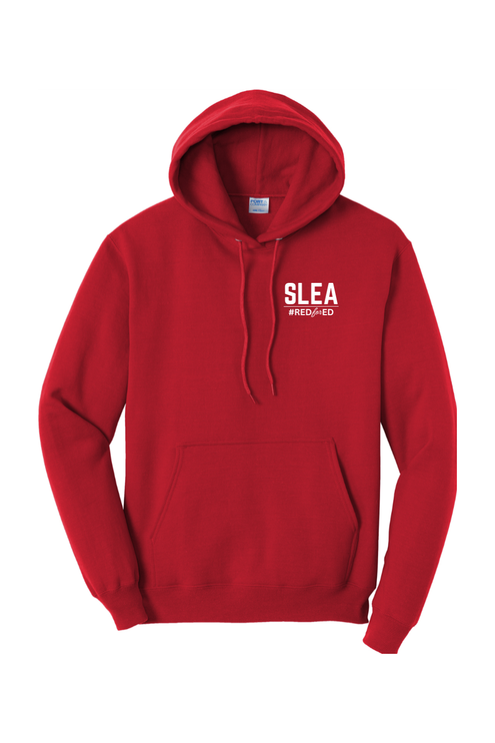 SLEA #RedforEd Port & Company Core Fleece Pullover Hooded Sweatshirt - Supporter