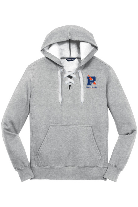 Flint Powers Hockey - Sport-Tek Lace Up Pullover Hooded Sweatshirt - State Champs