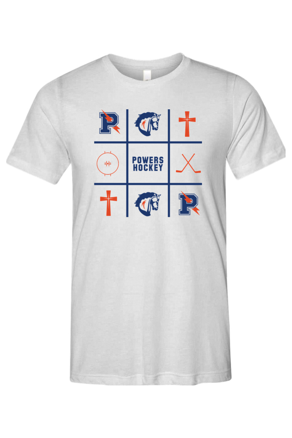 Flint Powers Hockey - Bella + Canvas Triblend Short Sleeve Tee - Style G