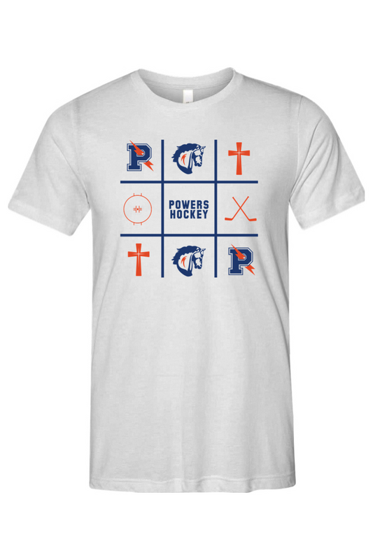 Flint Powers Hockey - Bella + Canvas Triblend Short Sleeve Tee - Style G