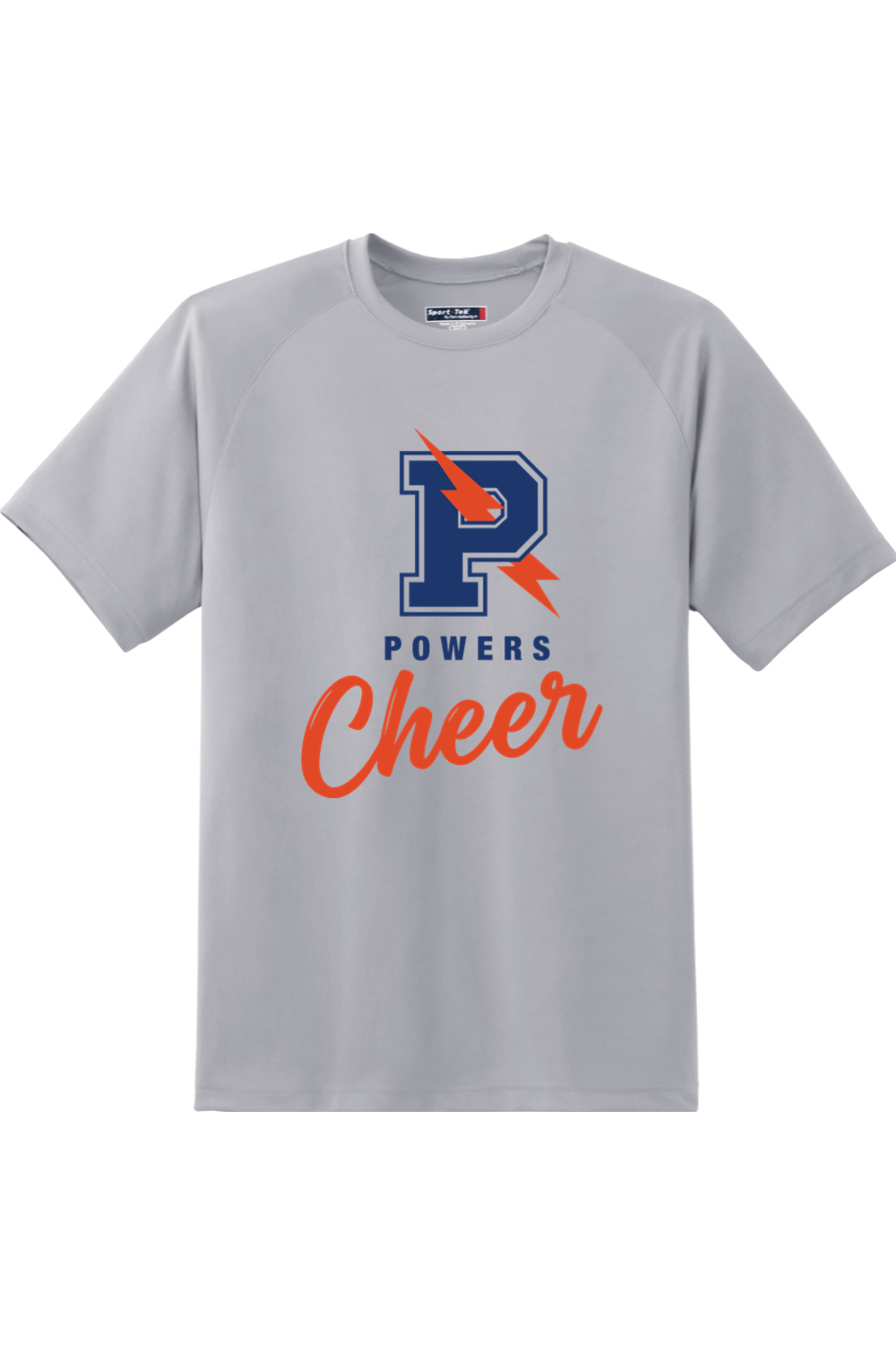 Flint Powers Cheer - Sport-Tek Dry Zone Short Sleeve Raglan T-Shirt - Style F